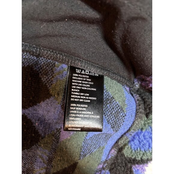 Urban Outfitters Sherpa Fleece Jacket With Aztec Pattern & Neon Zippers - Picture 10 of 16